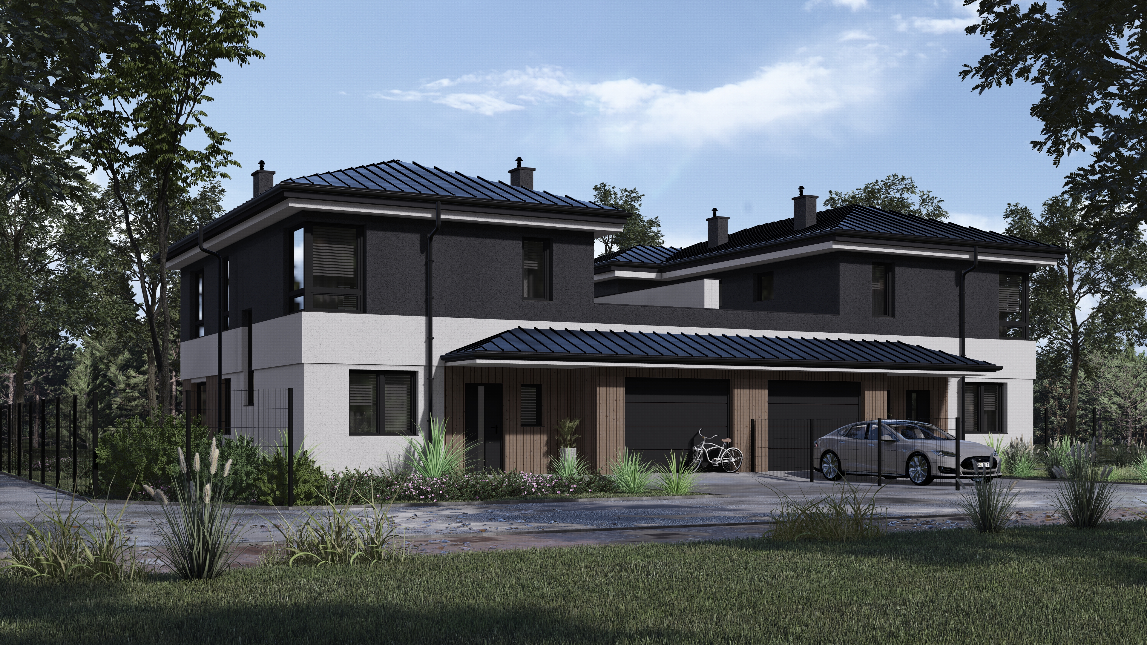 Wizualizacja zewnętrzna inwestycji JLG Development